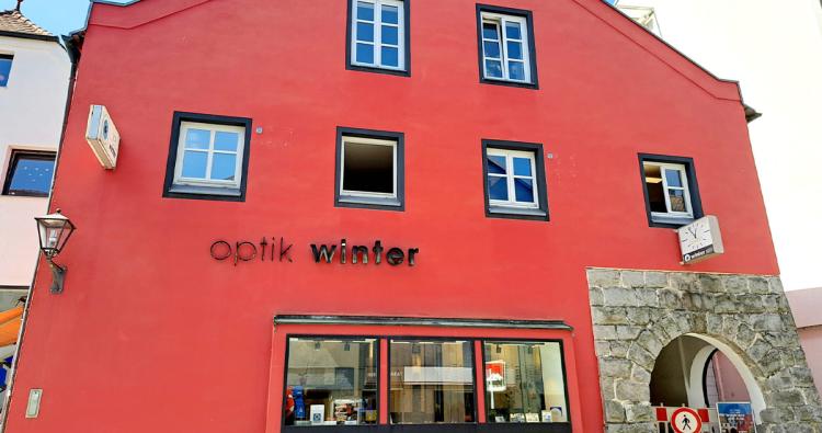 Außenansicht des Ladens von Winter Optik