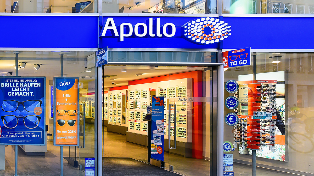 Appollo Optik Geschäft in München