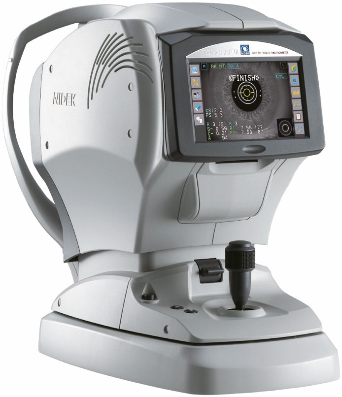 Mit dem Oculus / Nidek Tonoref III kann der Optometrist zusätzlich zur automatischen Bestimmung der Refraktion und Hornhauttopographie auch in „medizinische Bereiche“ vordringen. (Foto: Oculus)