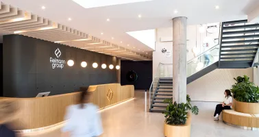 Fielmann Empfangsbereich Headquarter