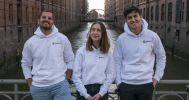 Drei Gründer von Pickzai