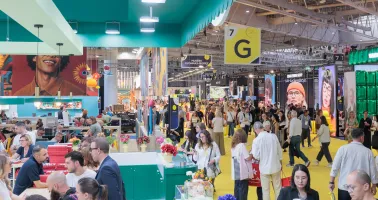 Blick in die Messehallen der Silmo 2026