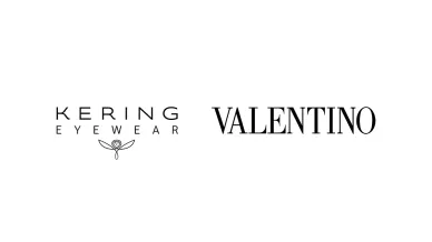 Logos von Kering Eyewear und Valentino