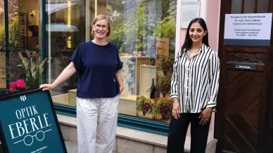 Cornelia Hermann und Sara Lotfipour