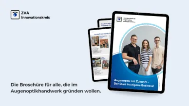 Webbild von der neuen Broschüre zum Gründen