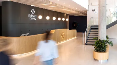 Fielmann Headquarter Empfangsbereich