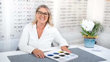 Augenoptikermeisterin Stefanie Ebner