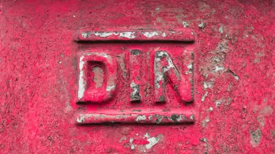 Schild DIN