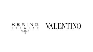 Logos von Kering Eyewear und Valentino