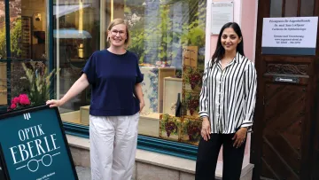 Cornelia Hermann und Sara Lotfipour