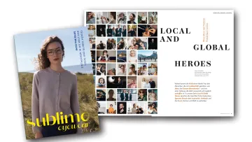 Cover und Auszug aus dem Inhalt der Sublime Eyewear