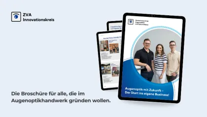 Webbild von der neuen Broschüre zum Gründen