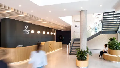 Fielmann Empfangsbereich Headquarter