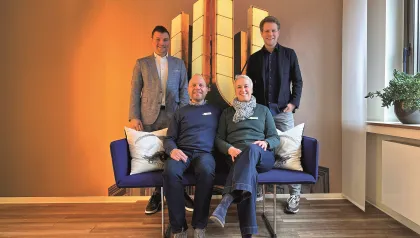 Ehepaar Avermann und Christian Wiesner und Johannes Kleikamp von Viehoff