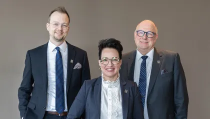 Kai Jäger mit Sylvia Alps und Armin Ameloh