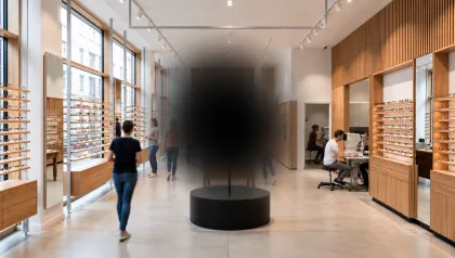 Blinder Fleck im Optikerladen