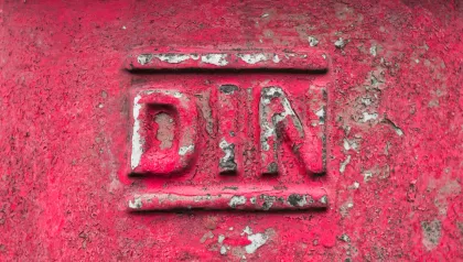 Schild DIN