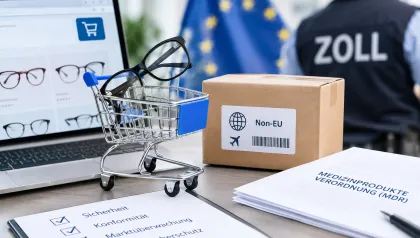 Brillenimport aus Non-EU
