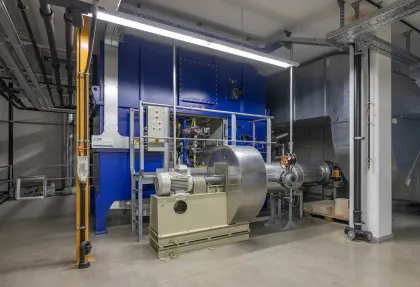 Ventilationssystem im Hause Silhouette 