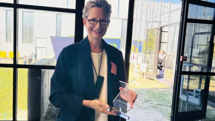 Sandra Kaufmann mit Preis