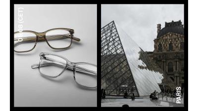 Nirvan Javan Acetat Brillen Paris Kollektion vom Louvre Paris inspiriert