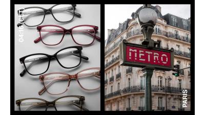Nirvan Javan Acetat Brillen Paris Kollektion Metro inspiriert von Paris