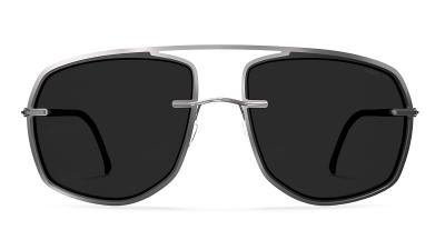 Schwarze Sonnenbrille aus New York Sky Kollektion von Silhouette 