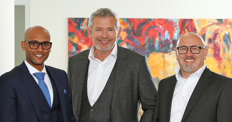 Hannibal Zemariam, Rainer Hildebrandt und Peter Hoppert