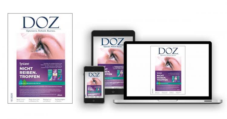 Oktober-Ausgabe der DOZ Print und Online-Version