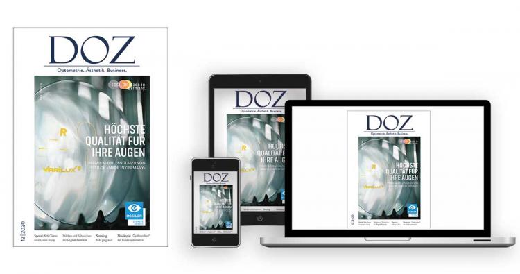 DOZ Dezember Ausgabe auf mobilen Geräten