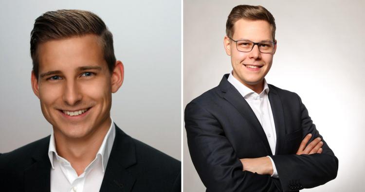 Alexander Kriesten (l.) und Domenik Gellner sind neu im Seiko-Team. 
