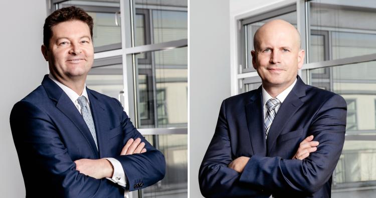 Marcus Desimoni (li.) ist neuer CFO und Roland Dimbath neuer COO der Rodenstock Gruppe.