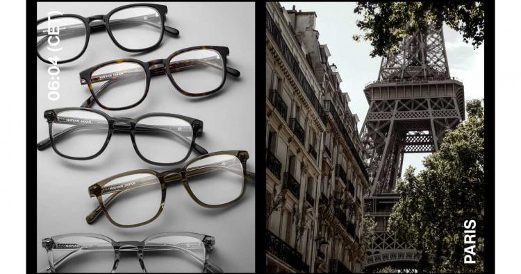 Nirvan Javan Acetat Kollektion Brillen inspiriert von Paris, Eiffelturm