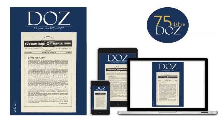 Juni-Ausgabe der DOZ auf verschiedenen Endgeräten