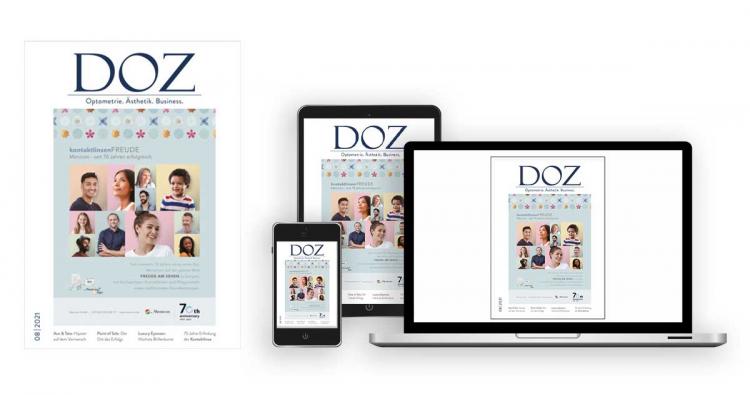 DOZ Cover August-Ausgabe 2021