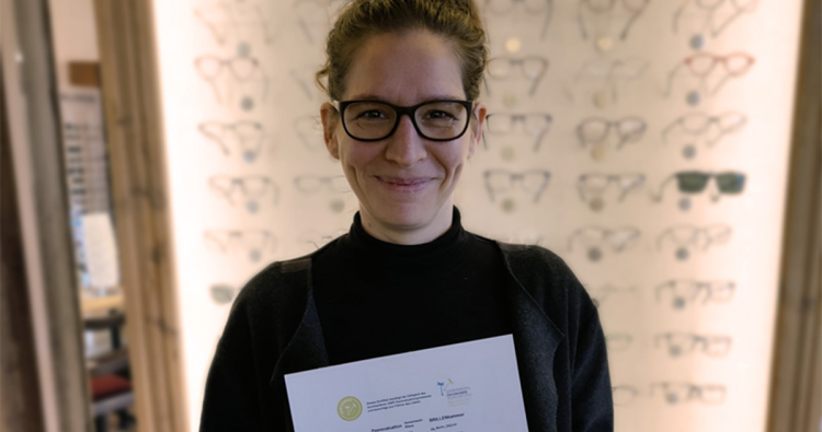 Katharina Pech Brillenkammer Zertifikat Gemeinwohl-Bilanz