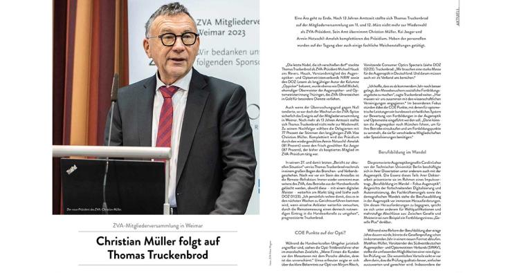 Christian Müller neuer ZVA-Präsident