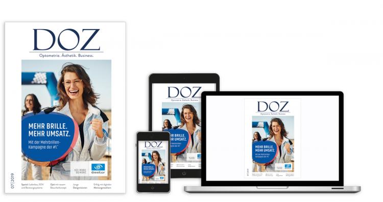 Die neue DOZ-Ausgabe als Zeitschrift und E-Paper