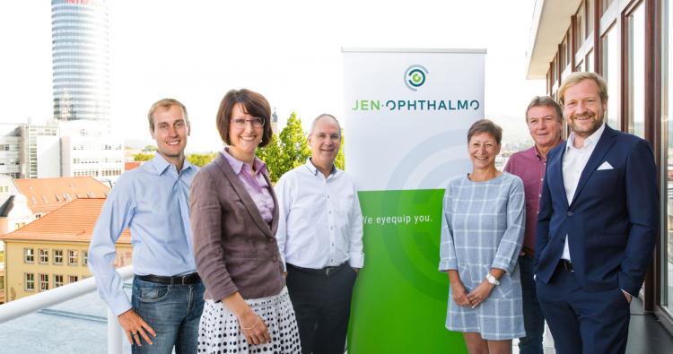 Team Jen-Ophthalmo mit neuem Logo