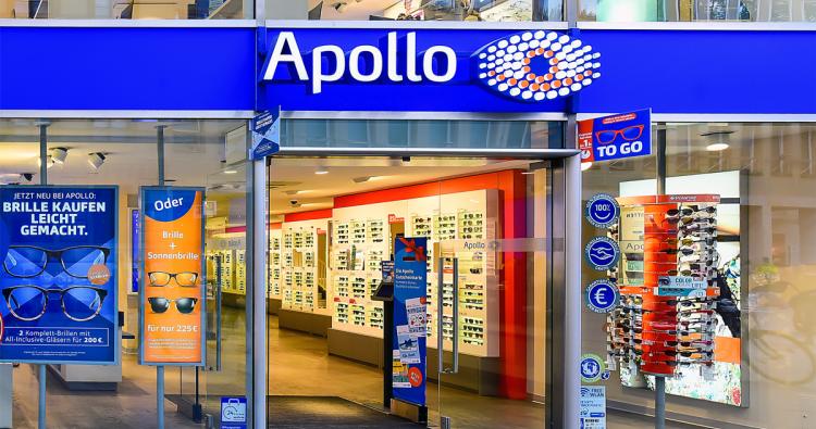 Appollo Optik Geschäft in München