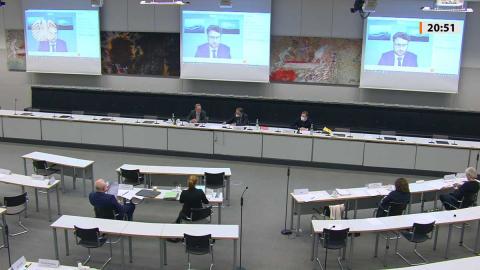 ZVA Geschäftsführer Dr Wetzel virtuell im Bundestag an der Anhörung des Gesundheitsausschusses
