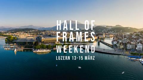 Hall of Frames Logo und Bild von Luzern
