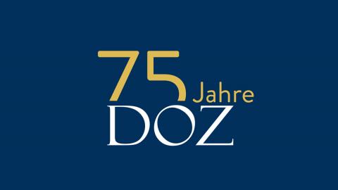 75 Jahre Logo der DOZ
