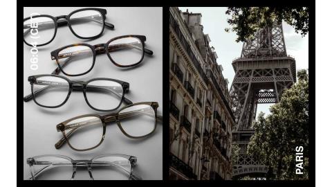 Nirvan Javan Acetat Kollektion Brillen inspiriert von Paris, Eiffelturm