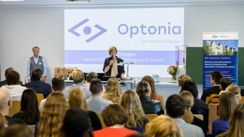 Eröffnungsrede beim Optonia-Karrieretag