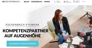 Screenshot der Eschenbach-Website