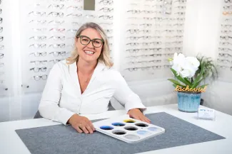 Augenoptikermeisterin Stefanie Ebner