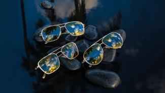 Sonnenbrillen Matt-Titanium von Maui Jim