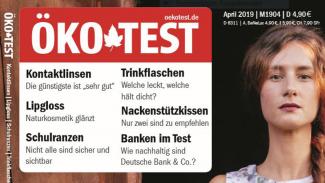 Ausschnitt aus Cover der Aprilausgabe der Verbraucherzeitung "Öko-Test".