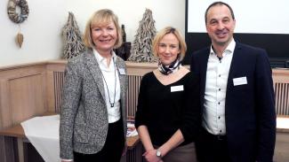 Alcon: Heike Hädrich, Sarah Farrant und Dr. Benedikt Hoffmann